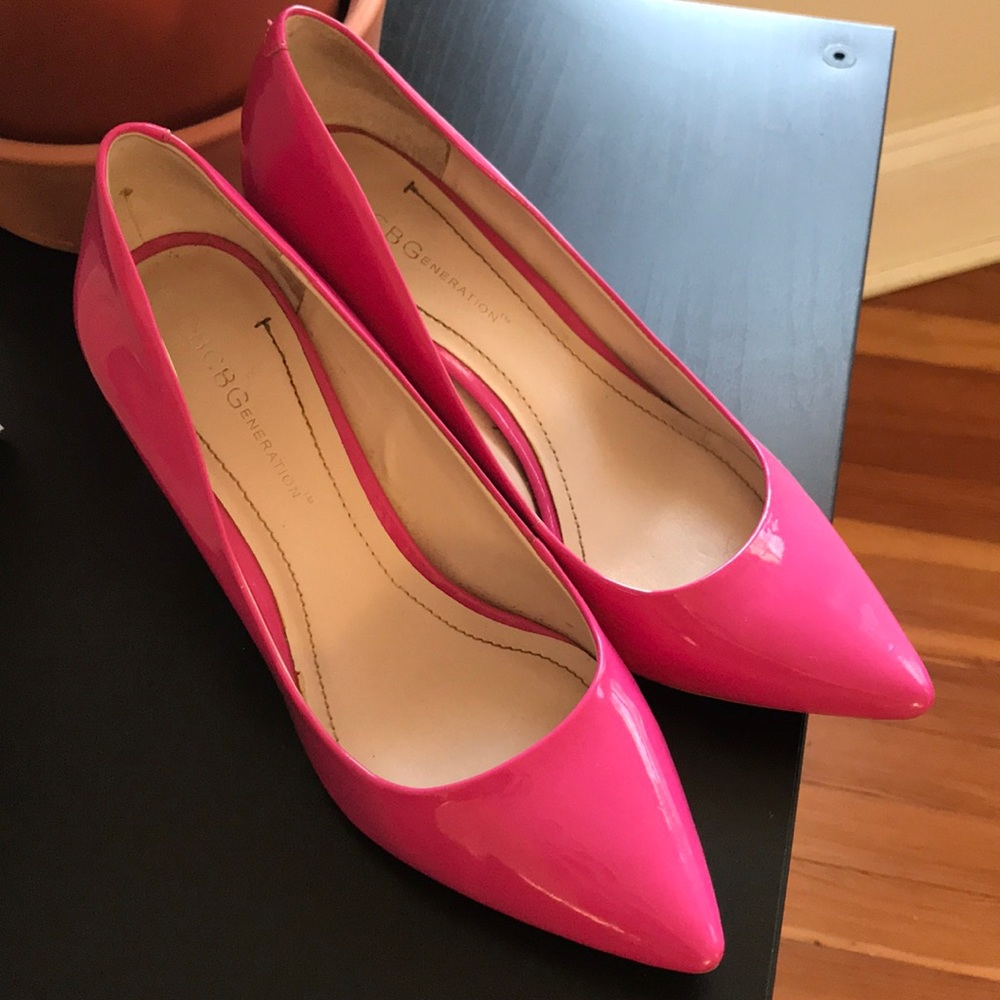Bcbg fuchsia shoes